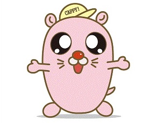 さぽーとほっと基金公式キャラクターキャッピーのイラスト