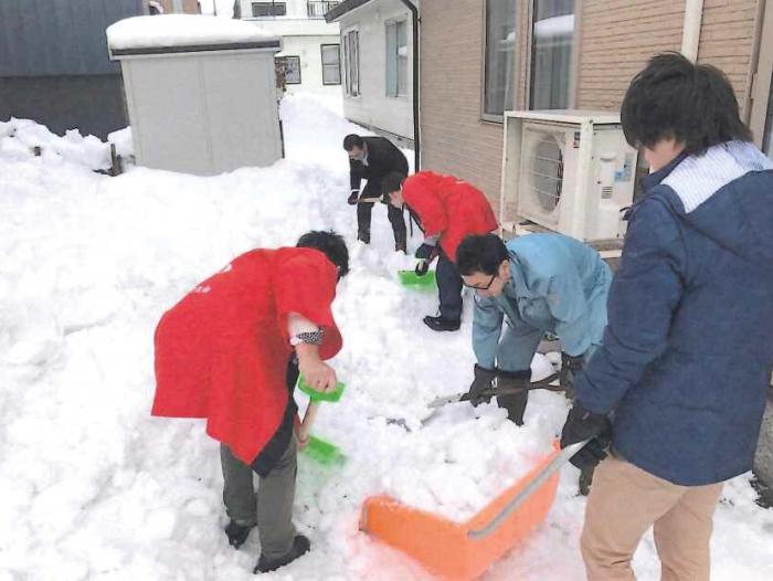 ボランティア除雪