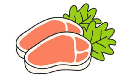 生鮮食品（畜産物）のイラスト