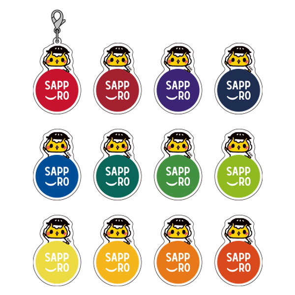 「ジンギスカンのジンくん×サッポロスマイル」コラボグッズ アクリルステッカー