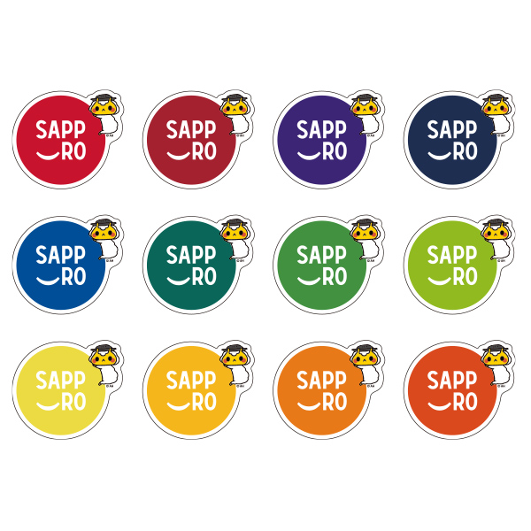 「ジンギスカンのジンくん×サッポロスマイル」コラボグッズ ステッカー
