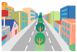 準住居地域のイメージ図