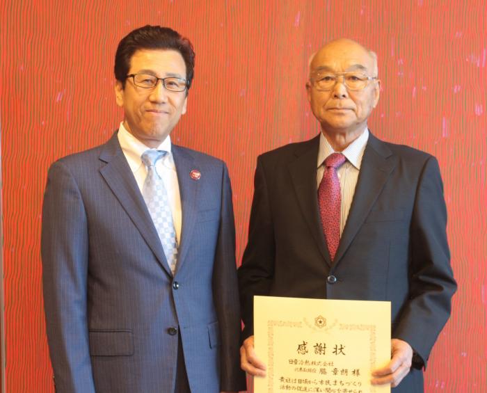 贈呈式当日の写真