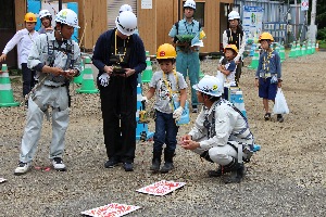 写真:取水堰新設工事の様子2