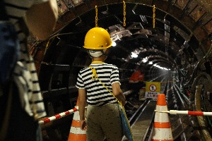 写真:東北通幹線耐震化工事の様子2