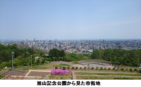 旭山記念公園から見た市街地