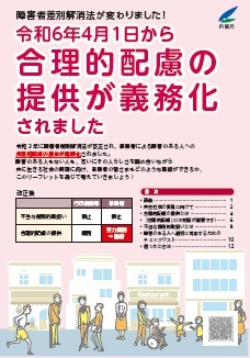 内閣府作成リーフレットの表紙