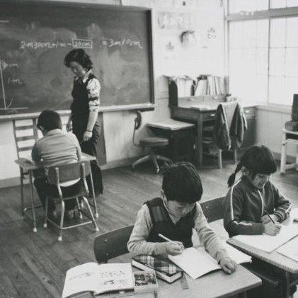 写真：有明小学校の授業風景