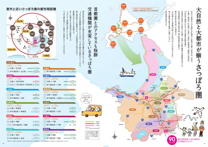 さっぽろ圏移住ガイド「さっぽろ圏のアクセス」のページ