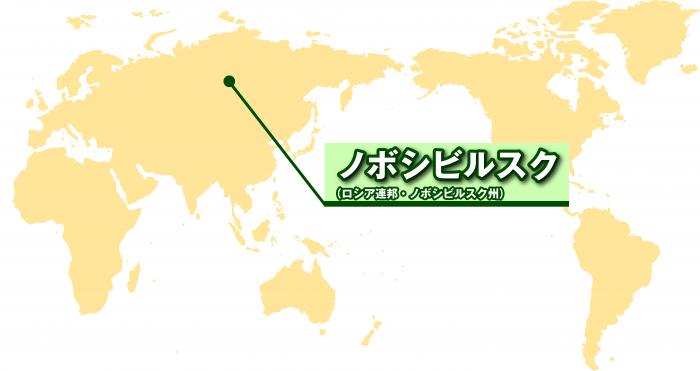 ノボシビルスク市地図