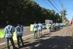 交通安全運動豊平区(札幌日信電子)2