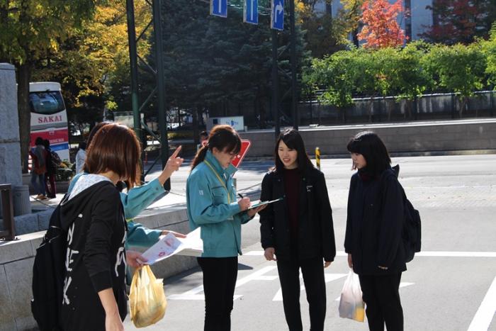 写真：受付