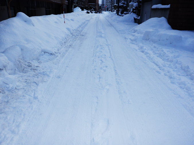 自然圧雪(14時30分)