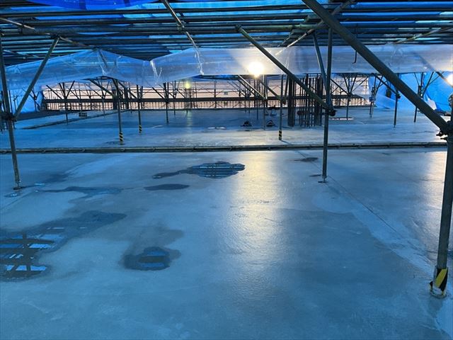 240209打設状況2F