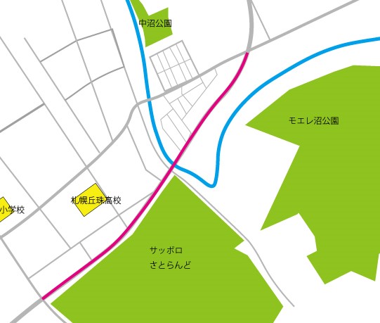 第一生命保険株式会社札幌総合支社あいの里第二営業オフィス・あいの里第三営業オフィス活動区域図