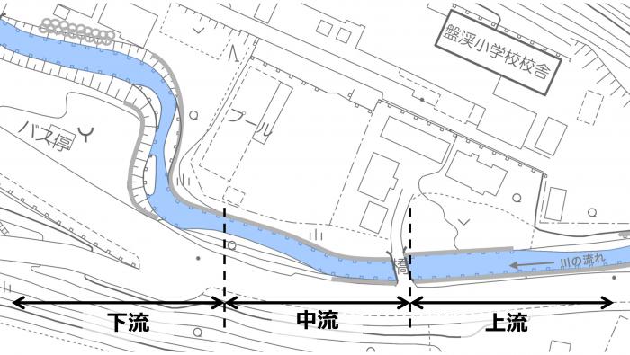 盤渓小学校周辺の地図
