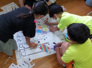 まとめ活動の様子