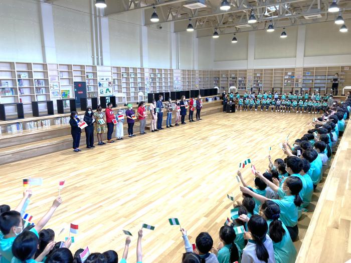 田中学園国際交流写真