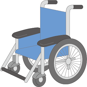 車いすのイラスト