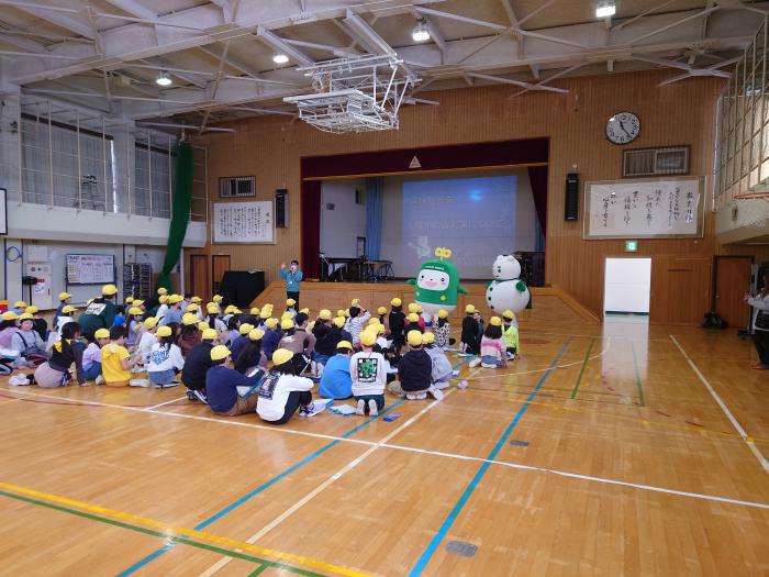 幌南小学校雪対策授業