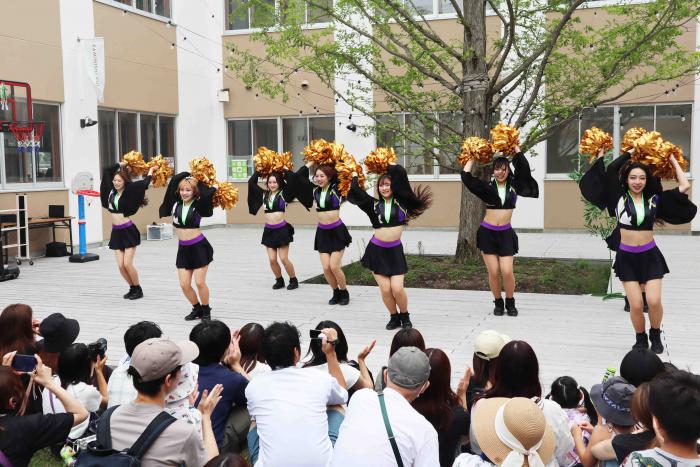 レバンガ夏祭りダンスの様子