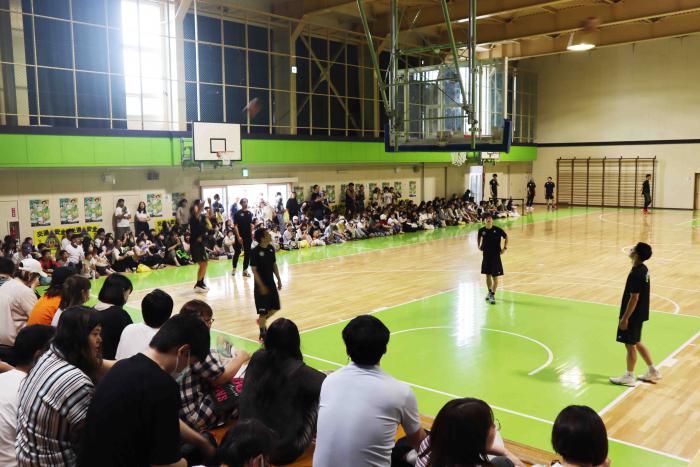 レバンガ夏祭り公開練習の様子