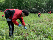 190008_北海道コカ・コーラボトリング_下草刈り