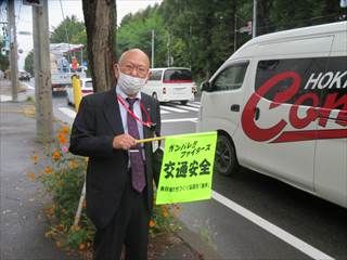 東月寒郵便局(交通安全街頭啓発)2