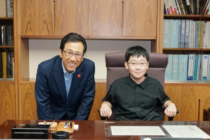 記念撮影2（令和6年度市長と語ろう！サッポロスマイルトークキッズ）