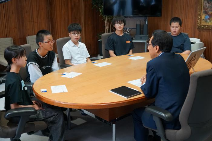 懇談1（令和6年度市長と語ろう！サッポロスマイルトークキッズ）