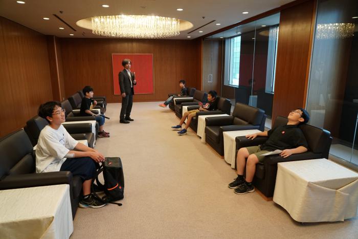 応接室2(令和6年度市長と語ろう!サッポロスマイルトークキッズ)