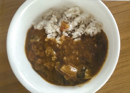 なすとトマトのチキンカレー