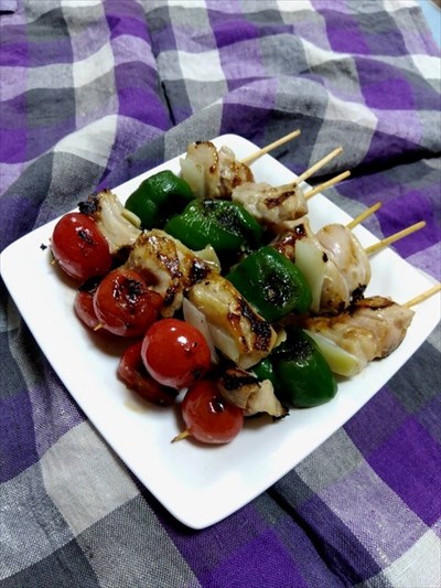 野菜を楽しむ焼き鳥