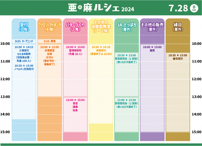 タイムテーブル