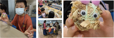 マスコット作りの写真