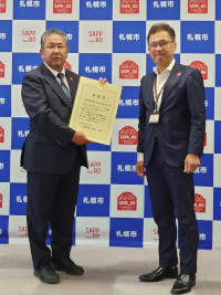 R6局長表彰式_荒井建設(株)札幌支店