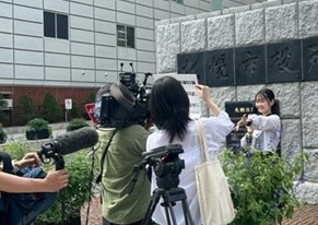 写真:さっぽろティーンズ委員会札幌紹介動画撮影の様子2
