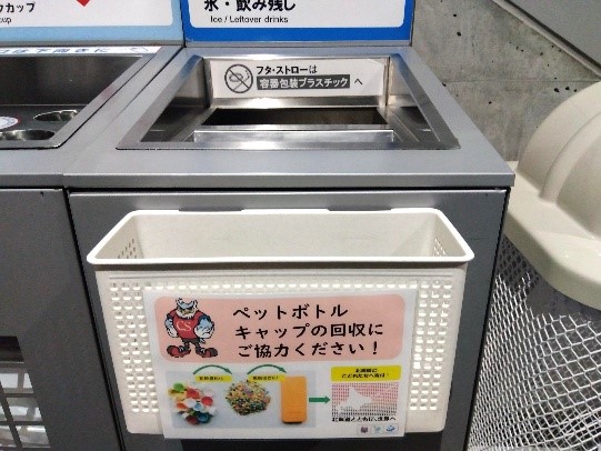 ペットボトルの蓋を入れるケースの写真