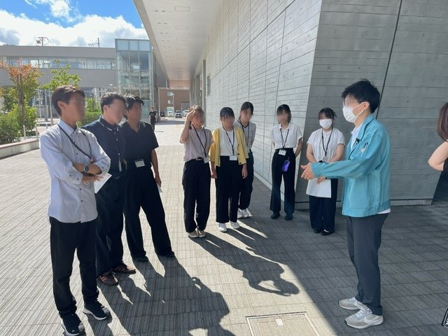 施設見学(北ガスアリーナ)