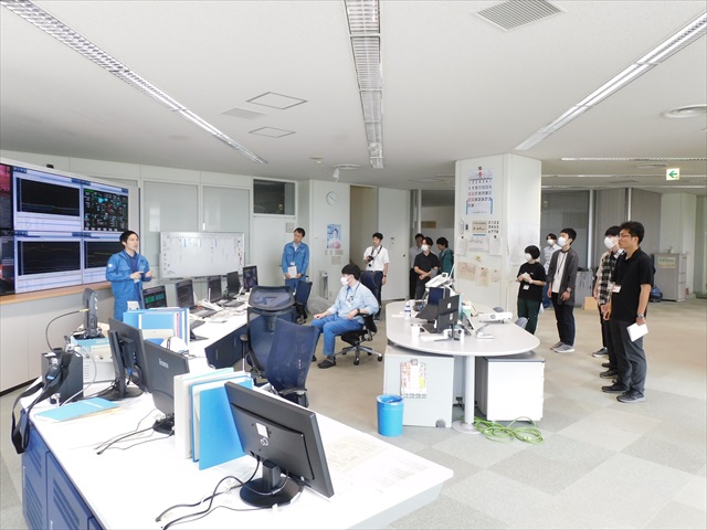 施設見学(藻岩浄水場)1