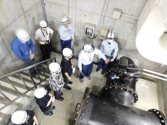 施設見学(藻岩浄水場)2