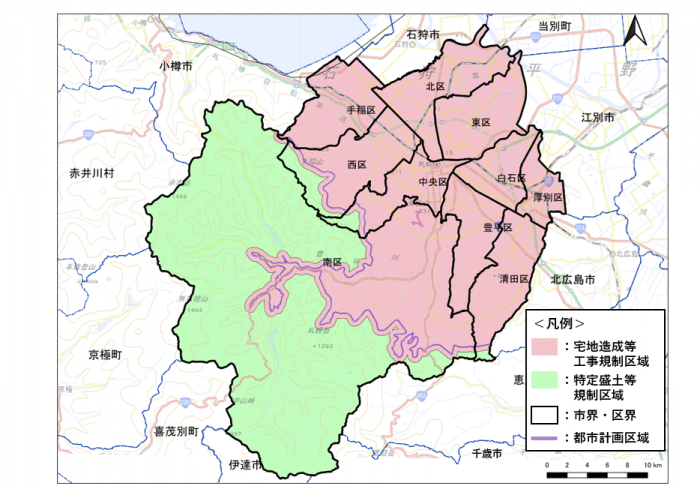 規制区域図