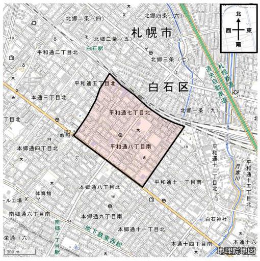 白石本通北