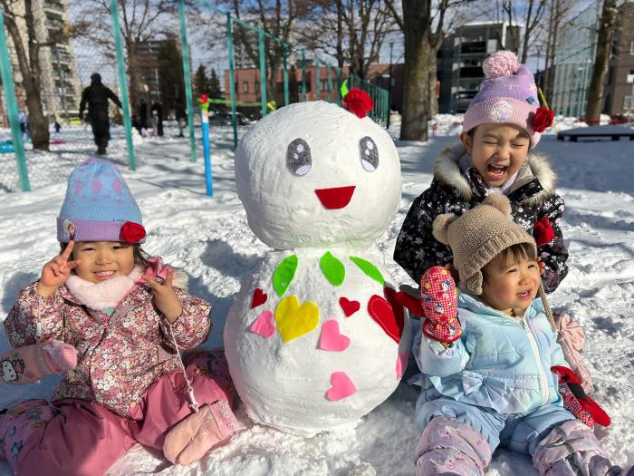 しろっぴー賞(雪だるまフォト部門 団体の部)