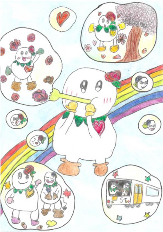 しろっぴー賞(イラスト部門小学生の部)