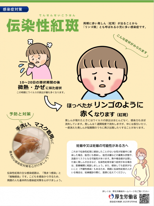 伝染性紅斑(リンゴ病)リーフレット