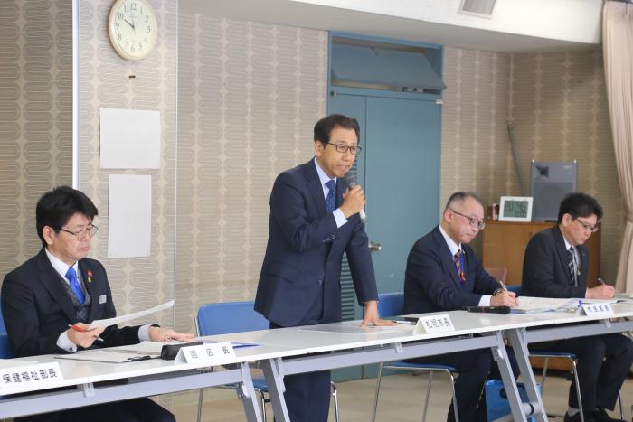 西区連合町内会長との意見交換会
