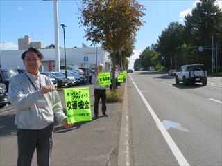 ジェイコム札幌＿交通安全街頭啓発1