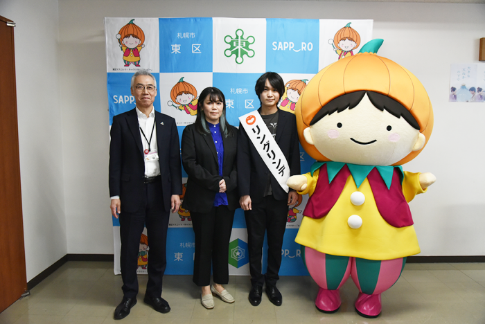 親子芸人「リングリンデ」東区PR担当就任1