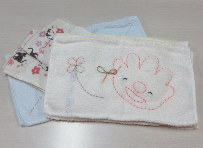 いきいきサロン作成の雑巾